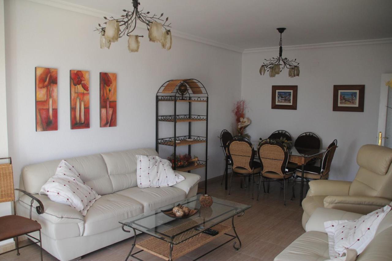 Apartamento En Primera Linea De Playa, Con Vistas A La Playa Y Con Wifi Roquetas de Mar Eksteriør bilde